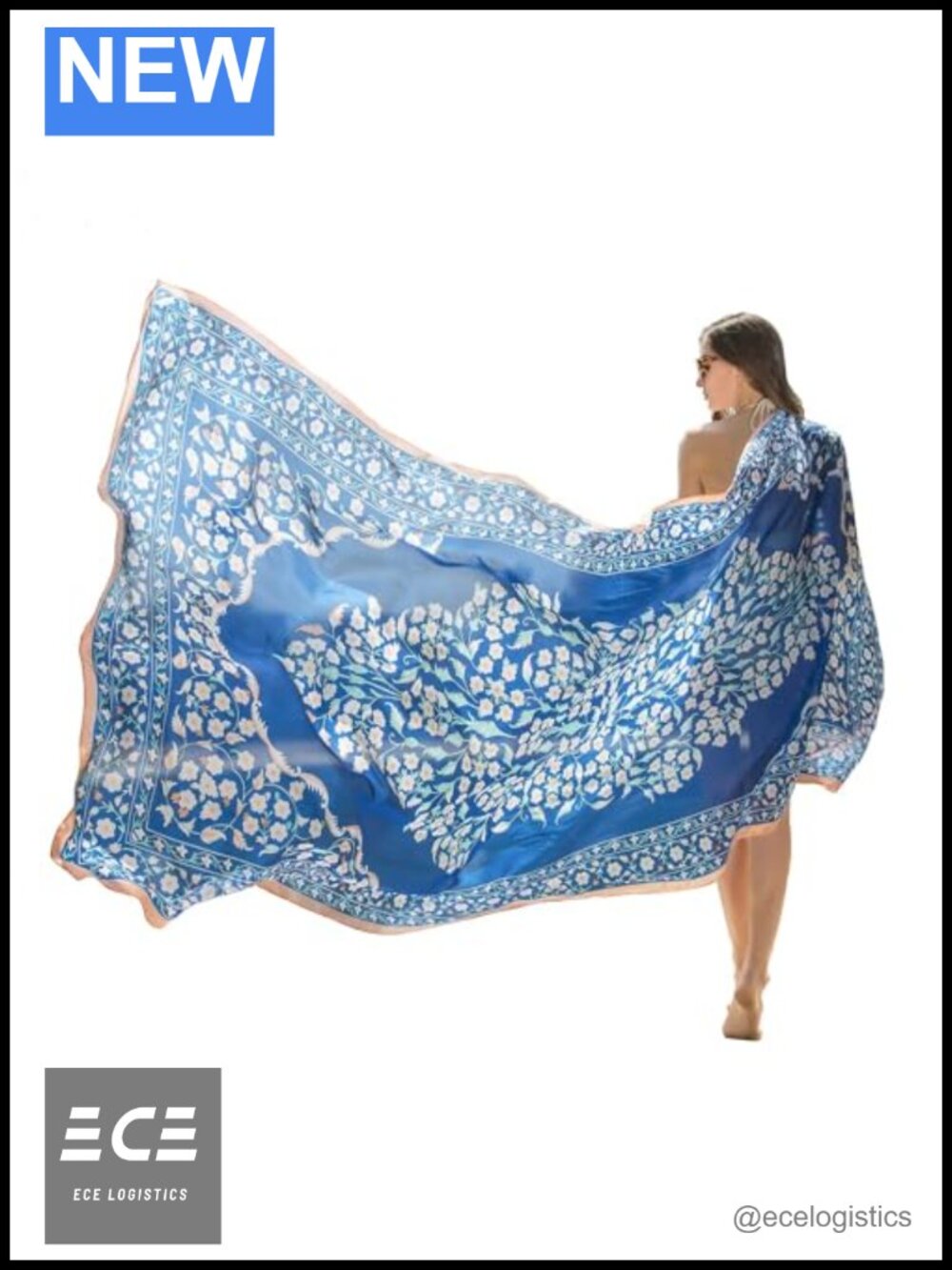 100% Mulberry Silk Pashmina Shawl Wrap Oversized Gift